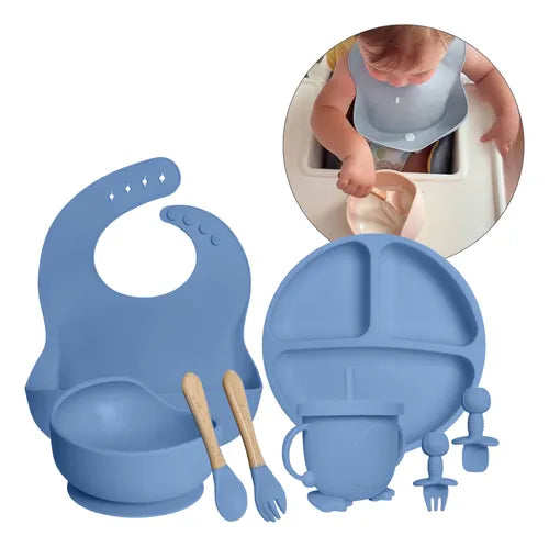 Vajilla silicona para bebé - SoftBites Baby Tableware Set