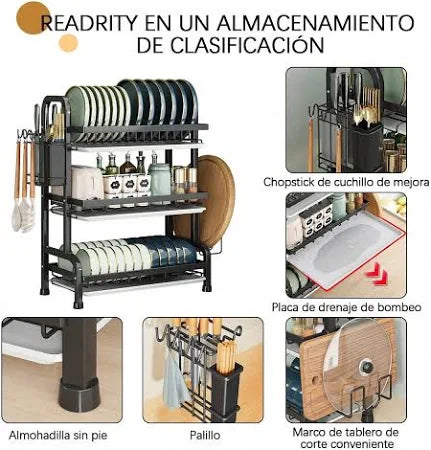 Escurridor de platos 3 Niveles  - TripleDish Rack